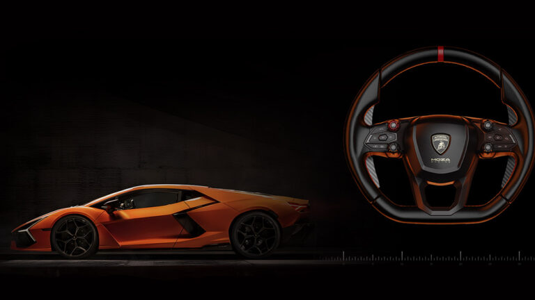 MOZA Lança Volante Lamborghini Revuelto e Aproxima o Sim Racing do Mundo Real